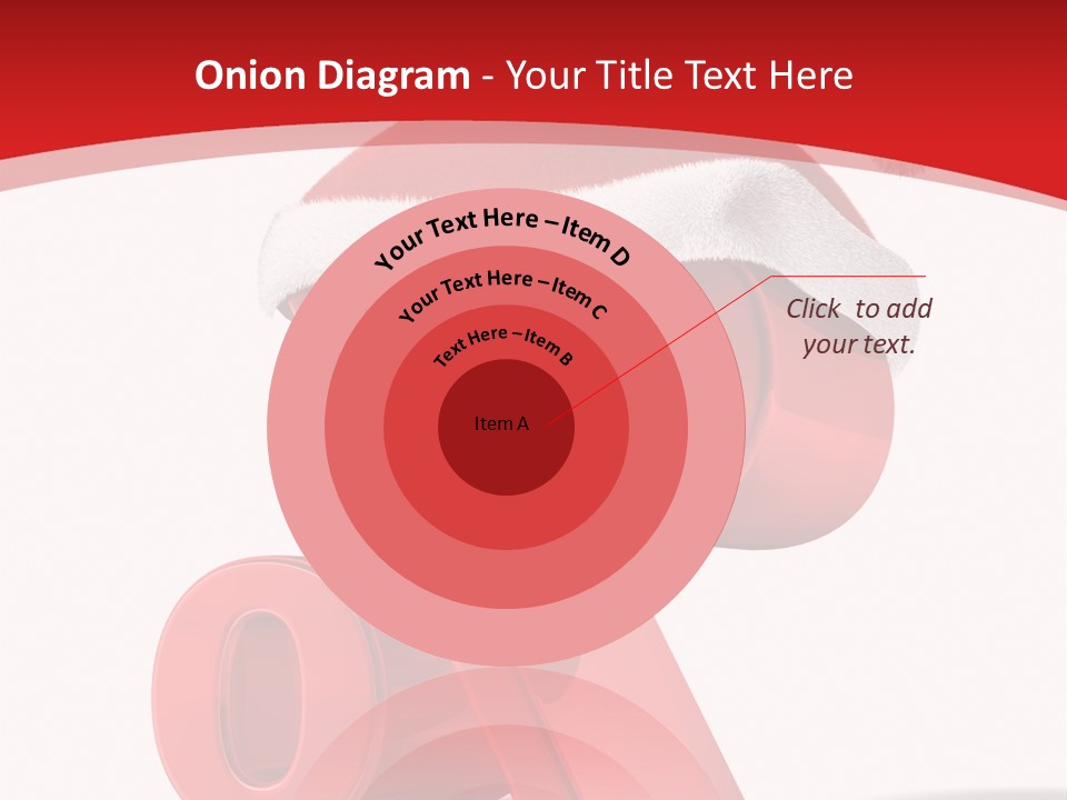 Christmas Red Pencil Offer PowerPoint Template