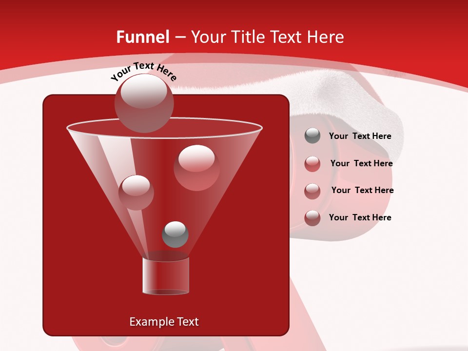 Christmas Red Pencil Offer PowerPoint Template