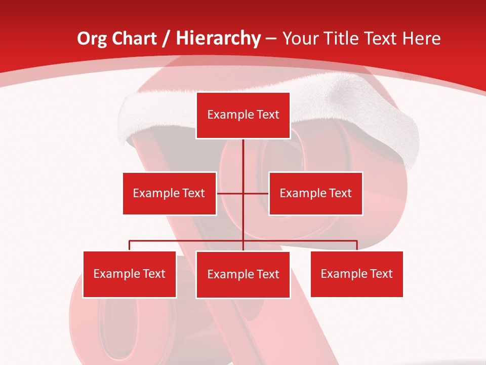 Christmas Red Pencil Offer PowerPoint Template