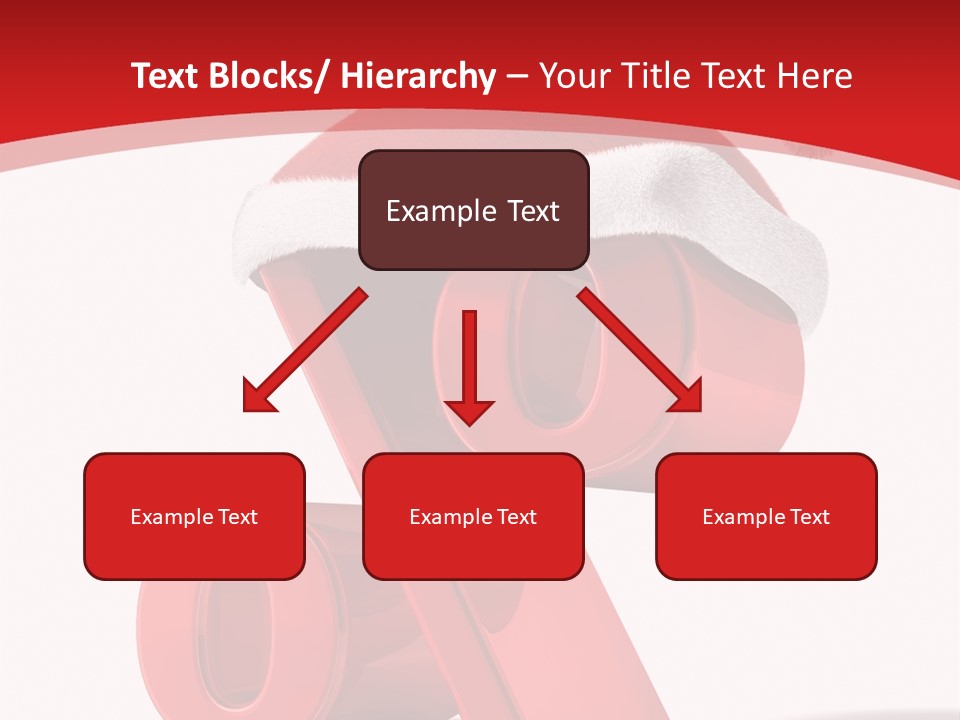 Christmas Red Pencil Offer PowerPoint Template