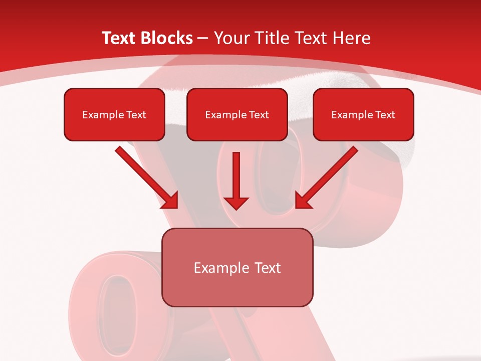 Christmas Red Pencil Offer PowerPoint Template