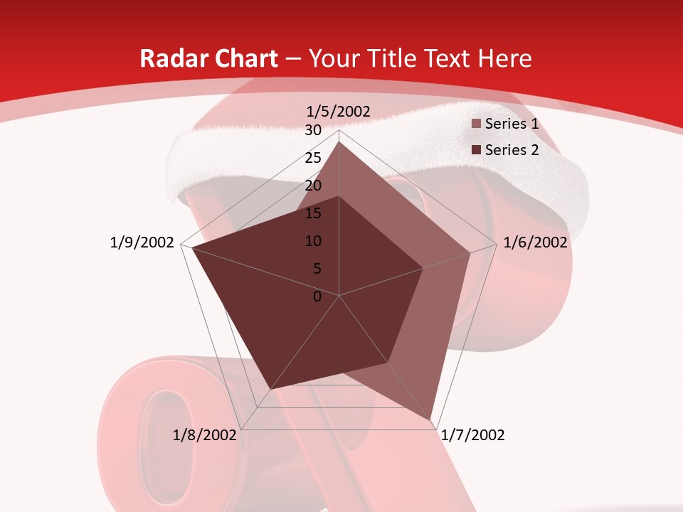 Christmas Red Pencil Offer PowerPoint Template