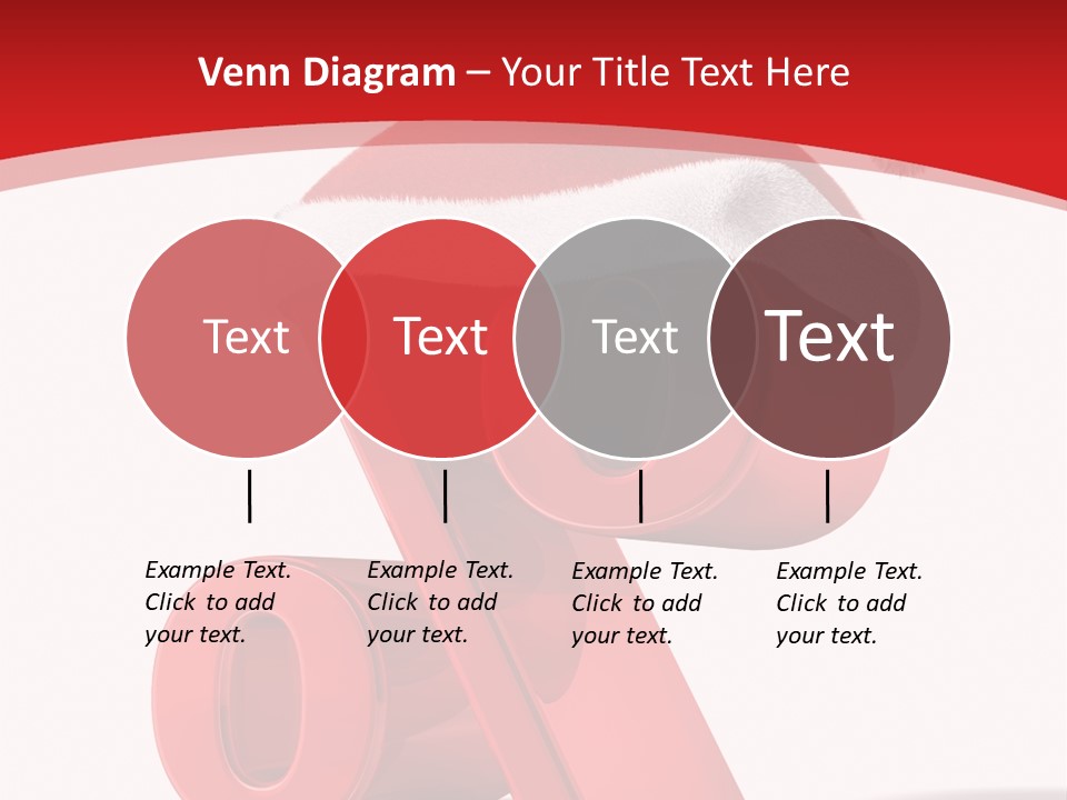Christmas Red Pencil Offer PowerPoint Template