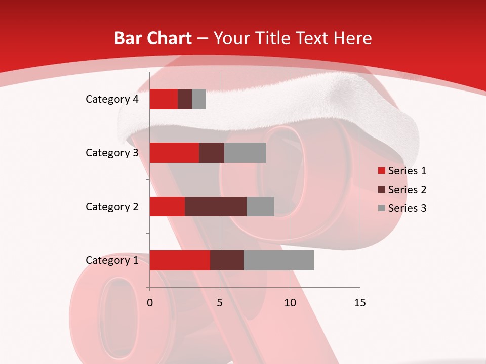 Christmas Red Pencil Offer PowerPoint Template