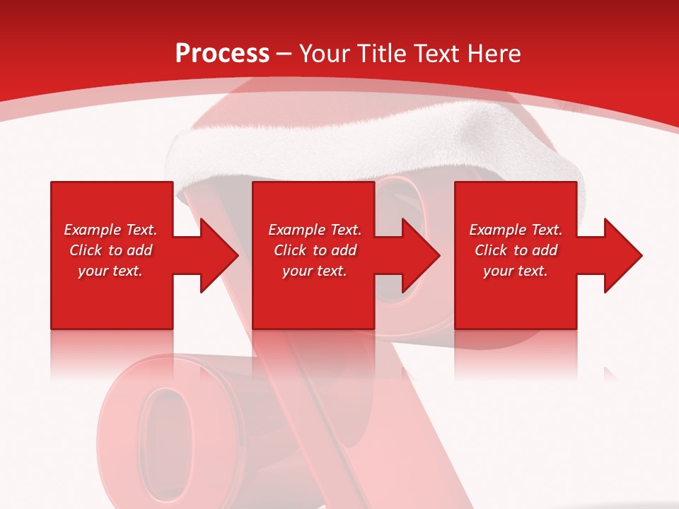 Christmas Red Pencil Offer PowerPoint Template