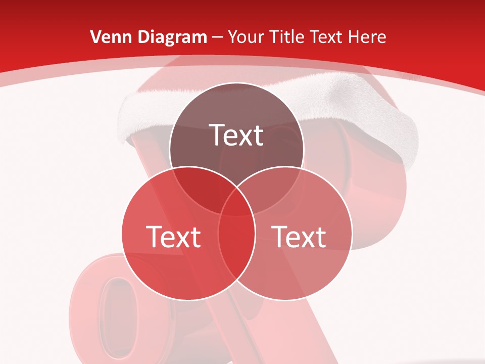 Christmas Red Pencil Offer PowerPoint Template