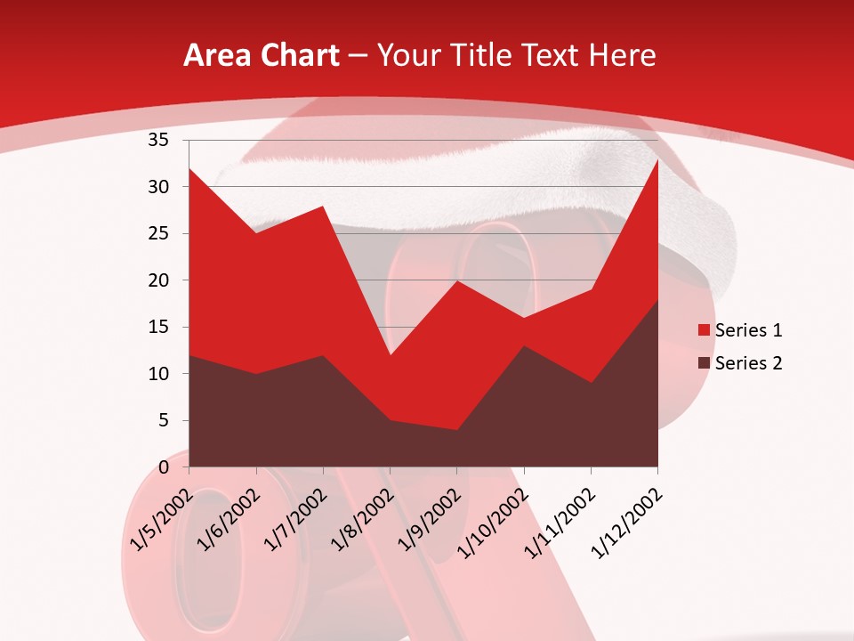 Christmas Red Pencil Offer PowerPoint Template