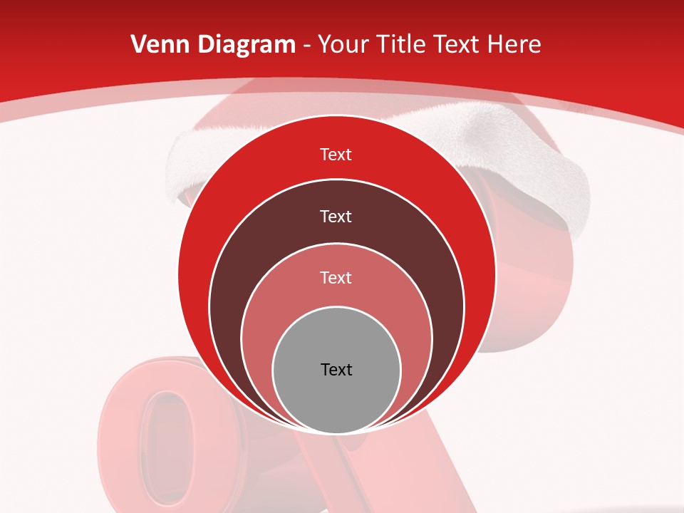 Christmas Red Pencil Offer PowerPoint Template
