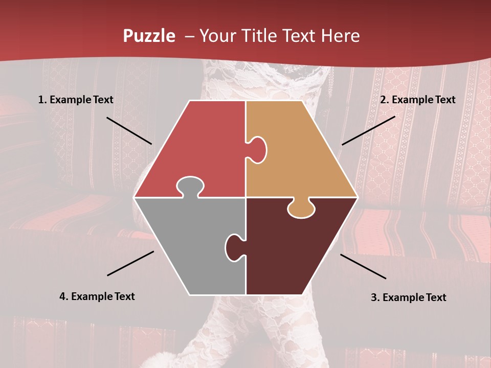 Pretty Lady Lingerie PowerPoint Template