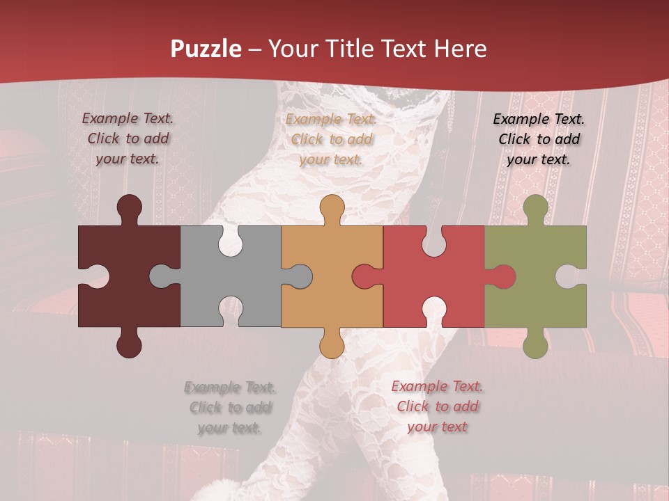 Pretty Lady Lingerie PowerPoint Template