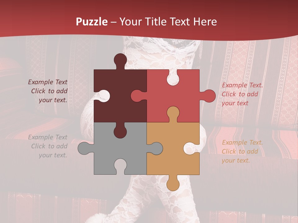 Pretty Lady Lingerie PowerPoint Template