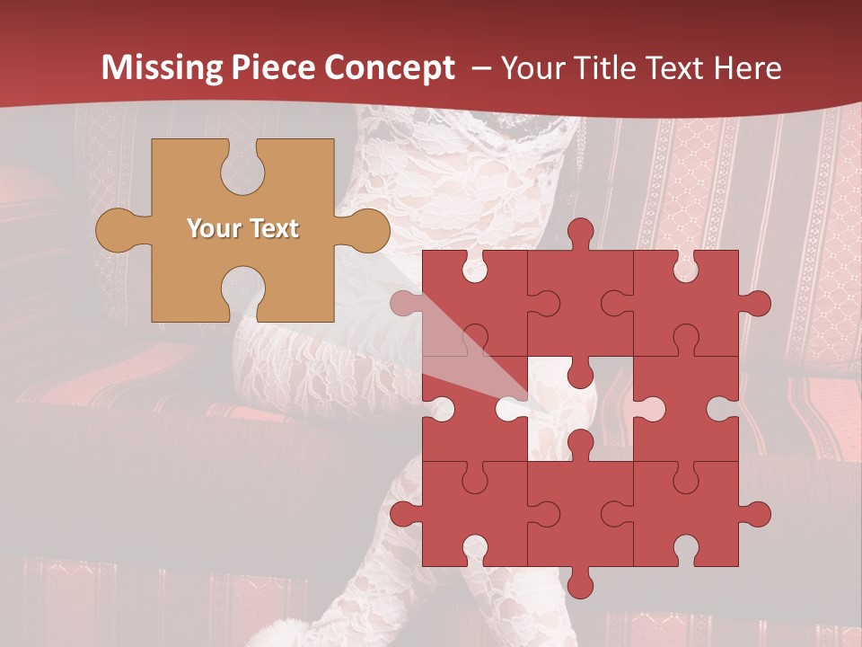 Pretty Lady Lingerie PowerPoint Template