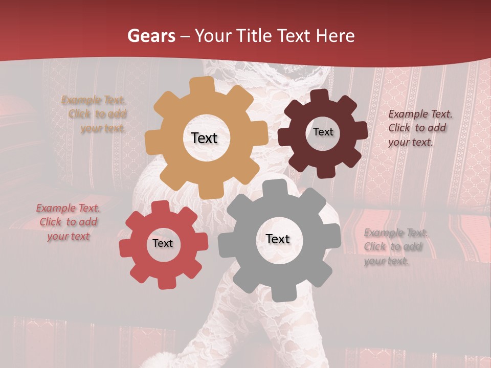 Pretty Lady Lingerie PowerPoint Template