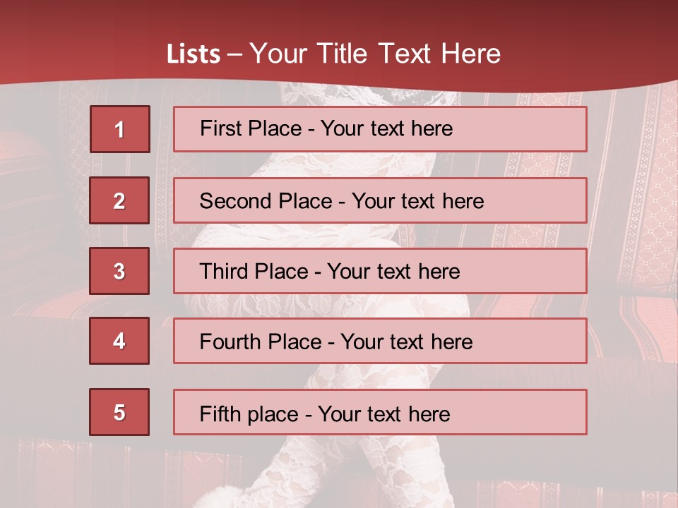 Pretty Lady Lingerie PowerPoint Template