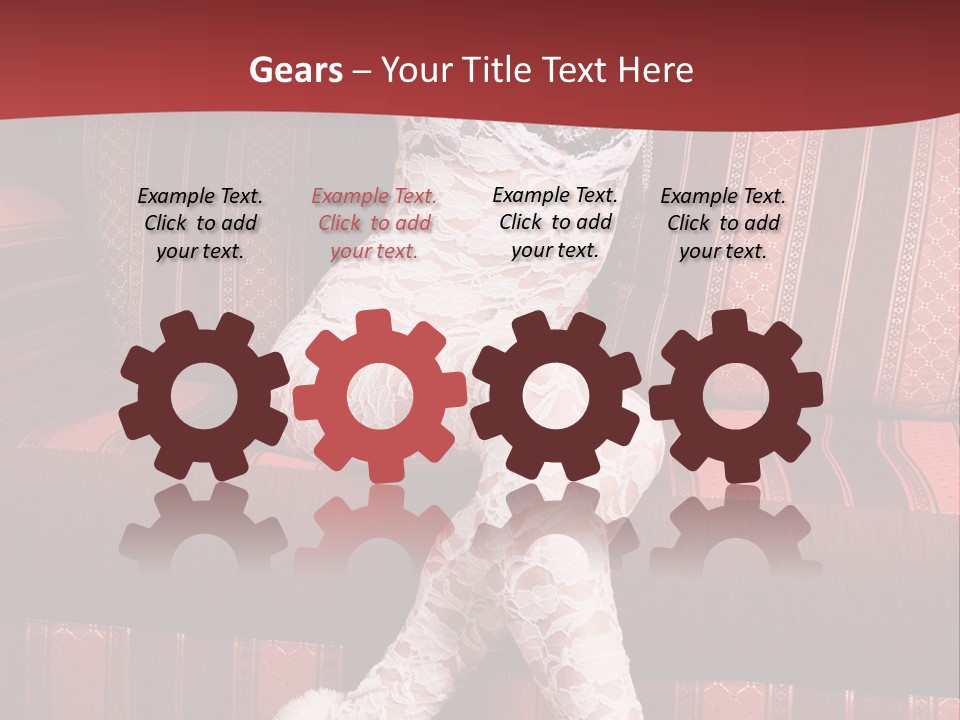 Pretty Lady Lingerie PowerPoint Template