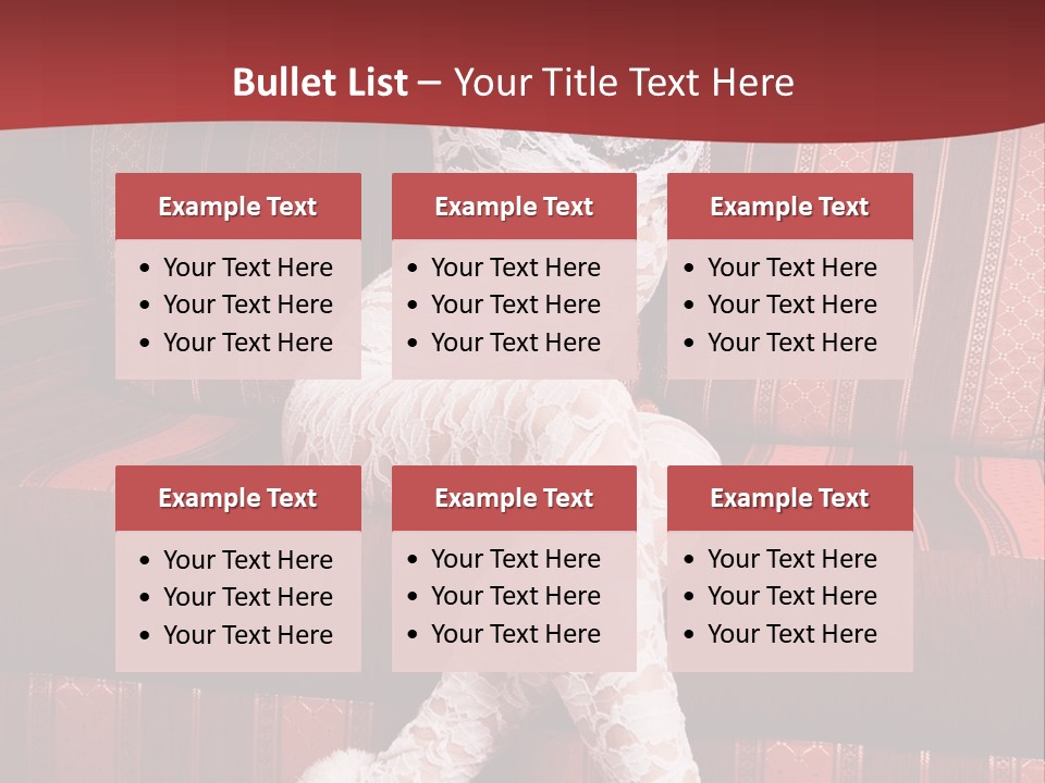 Pretty Lady Lingerie PowerPoint Template