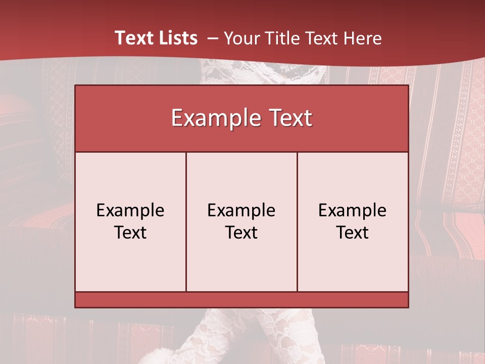Pretty Lady Lingerie PowerPoint Template