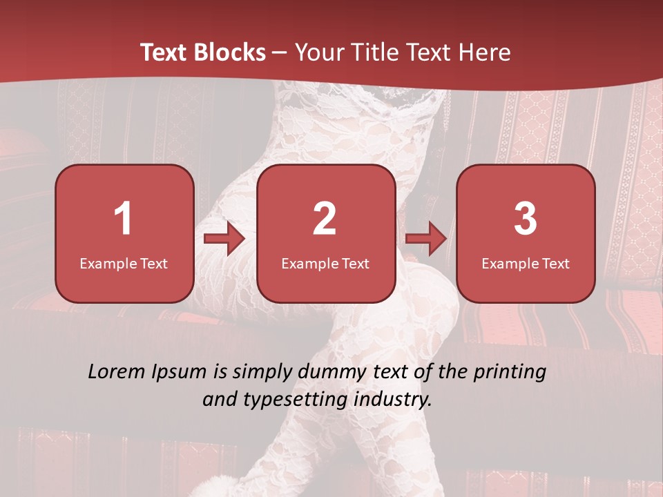 Pretty Lady Lingerie PowerPoint Template