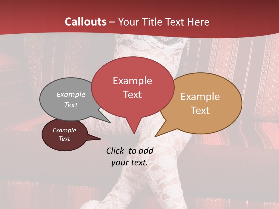 Pretty Lady Lingerie PowerPoint Template