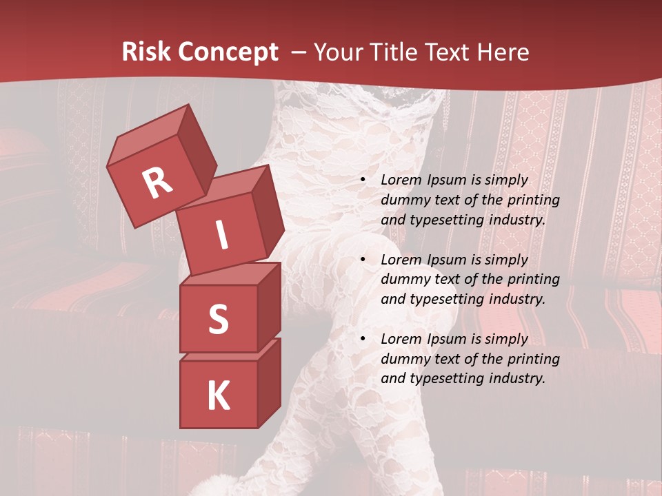 Pretty Lady Lingerie PowerPoint Template