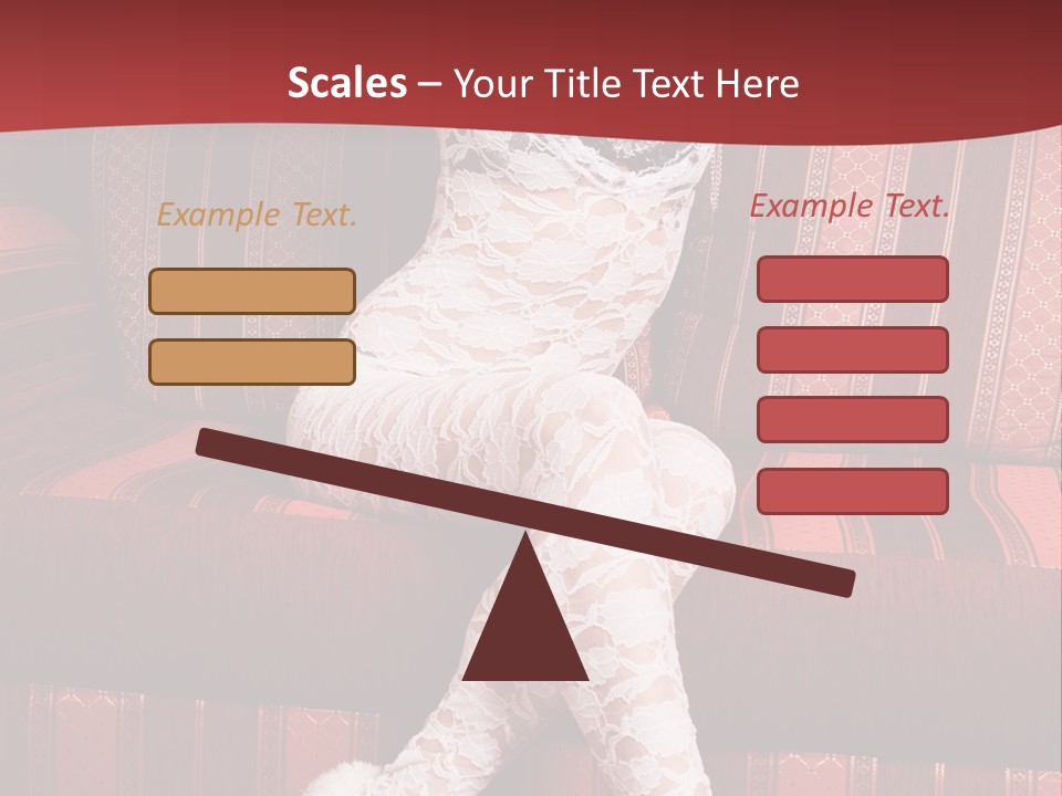 Pretty Lady Lingerie PowerPoint Template