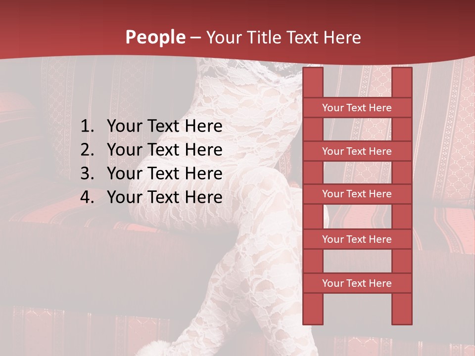 Pretty Lady Lingerie PowerPoint Template