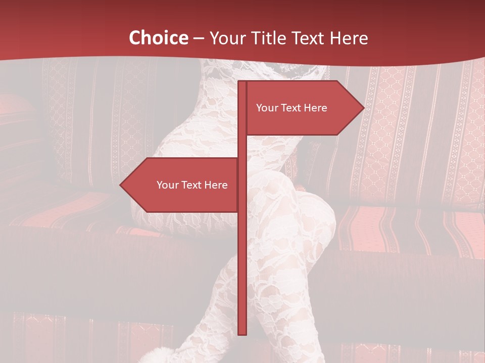 Pretty Lady Lingerie PowerPoint Template