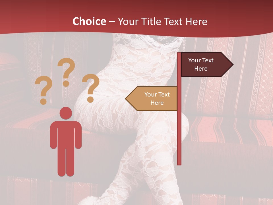 Pretty Lady Lingerie PowerPoint Template