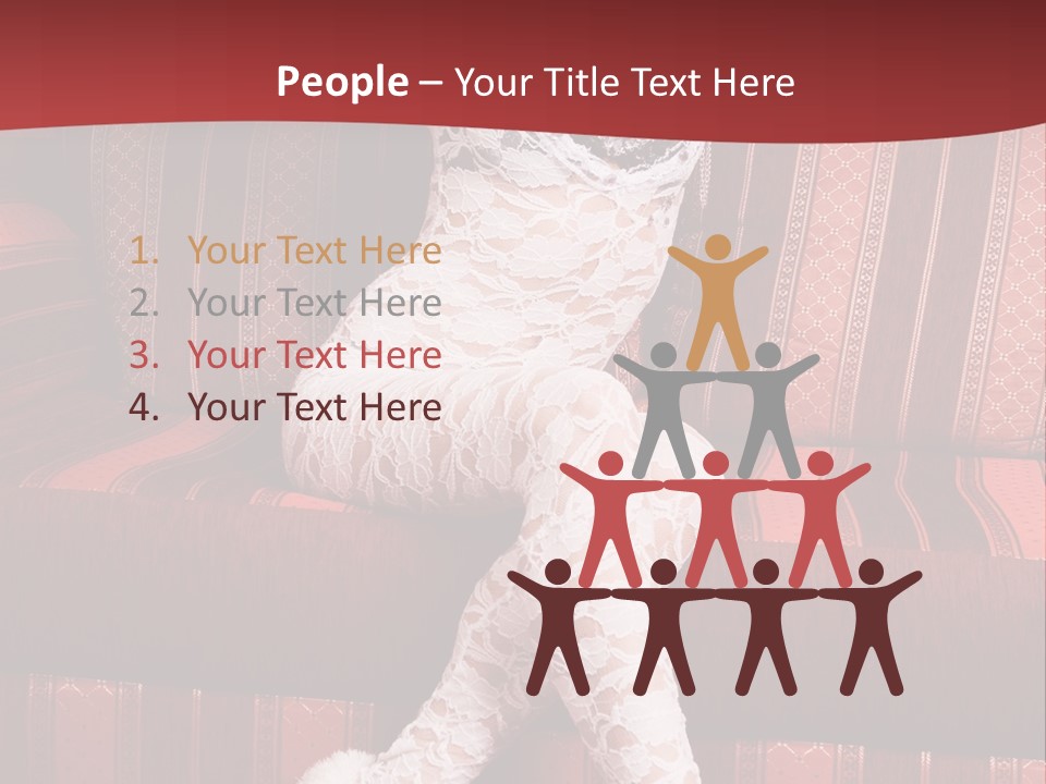 Pretty Lady Lingerie PowerPoint Template