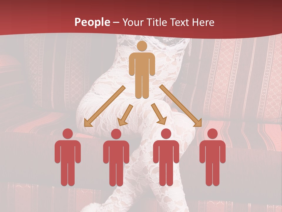 Pretty Lady Lingerie PowerPoint Template