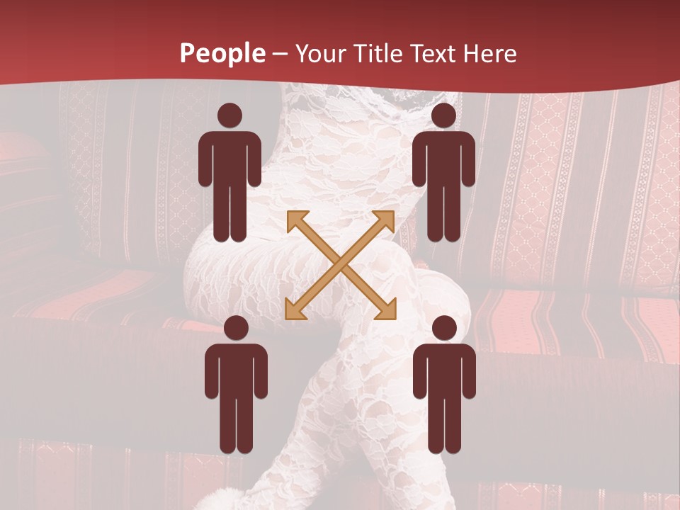 Pretty Lady Lingerie PowerPoint Template