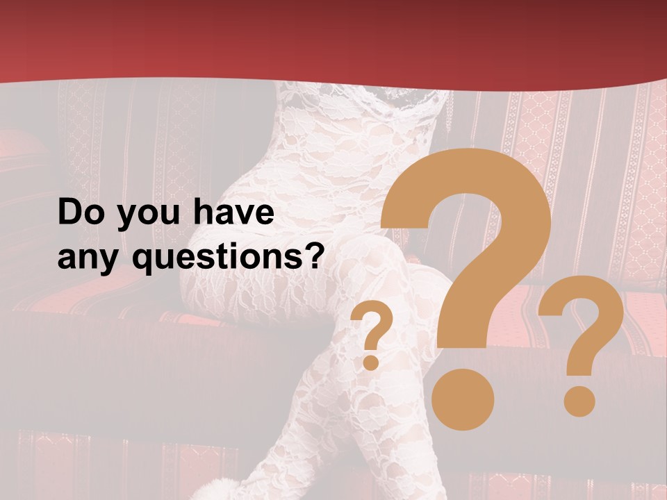 Pretty Lady Lingerie PowerPoint Template