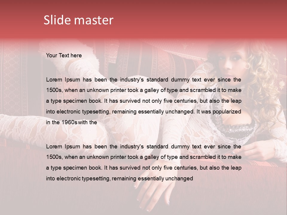 Young Passionate Shadow PowerPoint Template