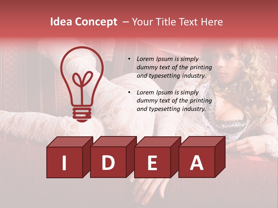 Young Passionate Shadow PowerPoint Template