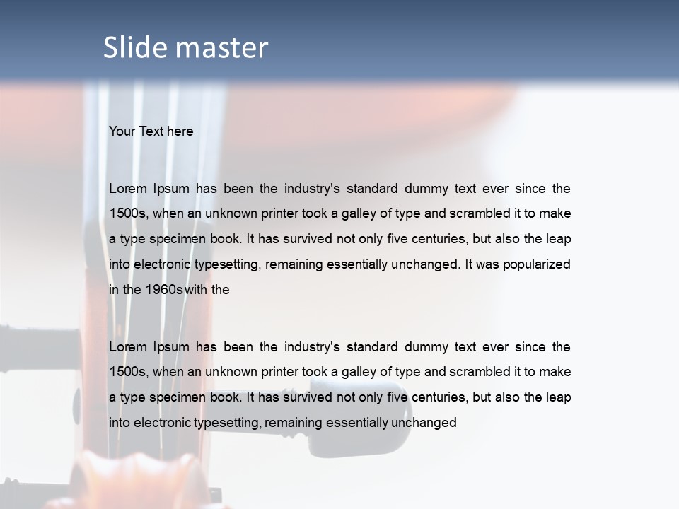 Healthy Isolated Cut PowerPoint Template