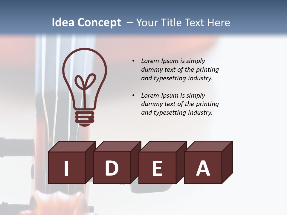 Healthy Isolated Cut PowerPoint Template