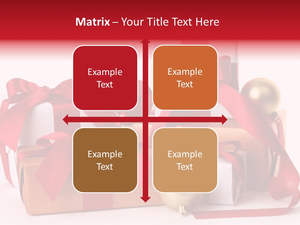 Decoration Square Photo PowerPoint Template