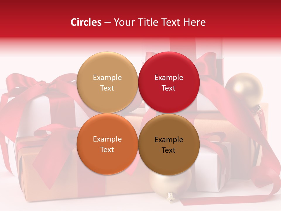 Decoration Square Photo PowerPoint Template