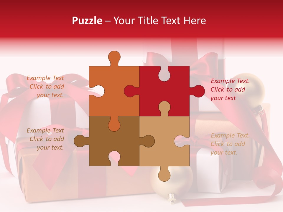 Decoration Square Photo PowerPoint Template