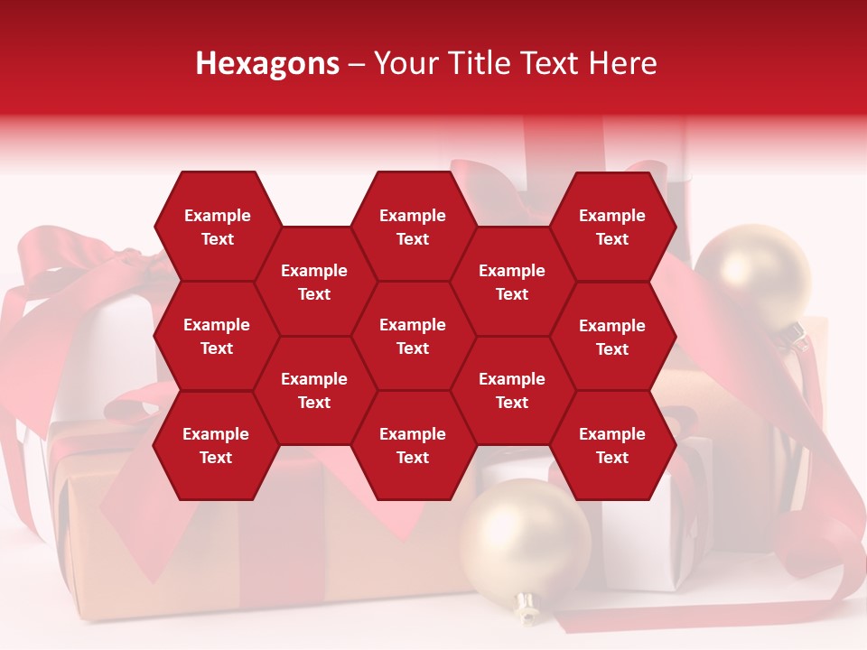 Decoration Square Photo PowerPoint Template