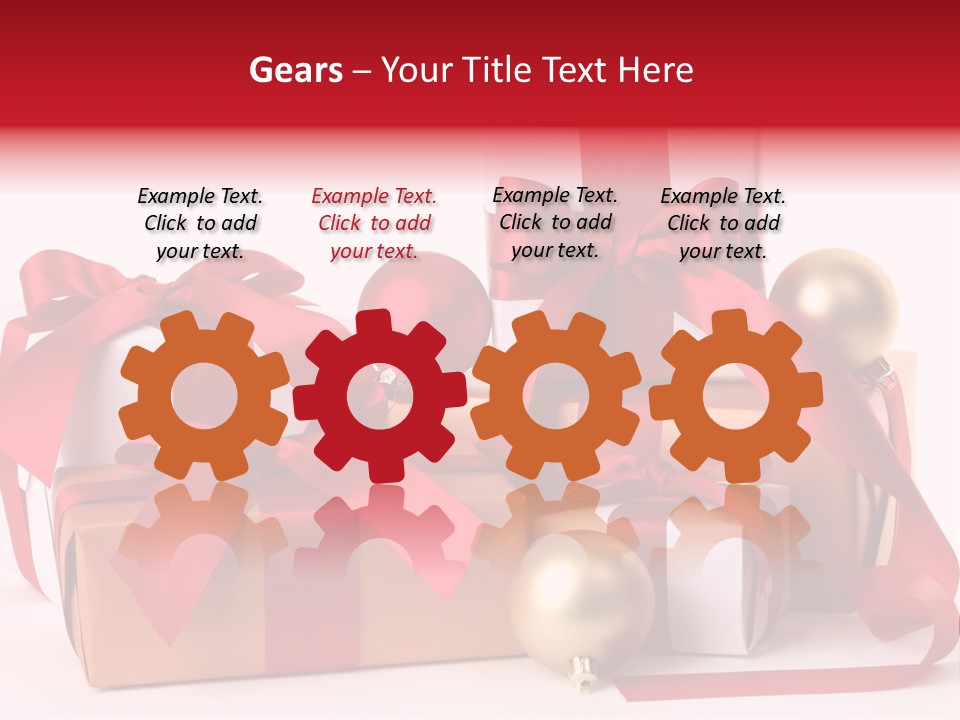 Decoration Square Photo PowerPoint Template