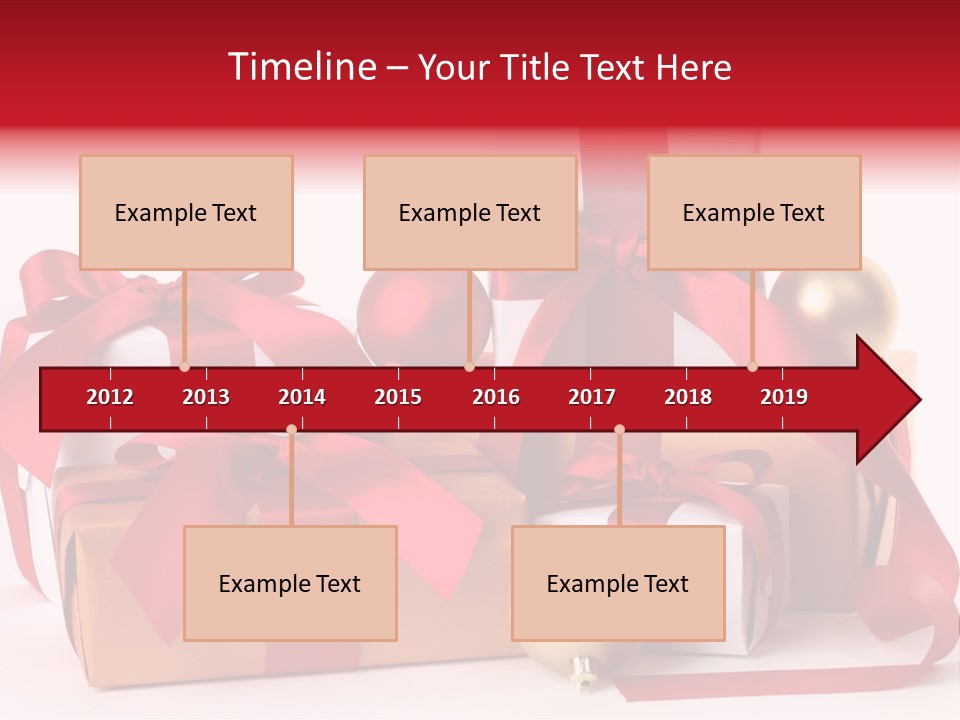 Decoration Square Photo PowerPoint Template