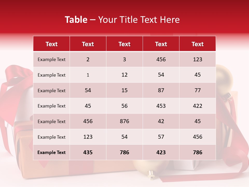 Decoration Square Photo PowerPoint Template