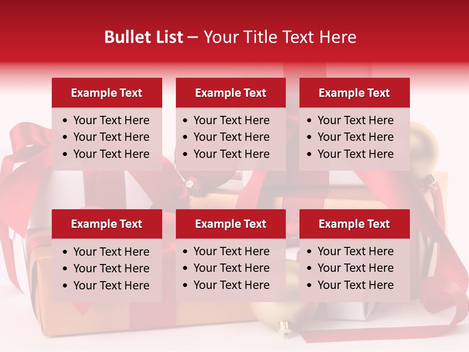 Decoration Square Photo PowerPoint Template