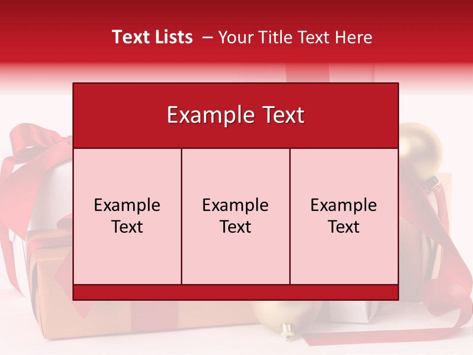 Decoration Square Photo PowerPoint Template