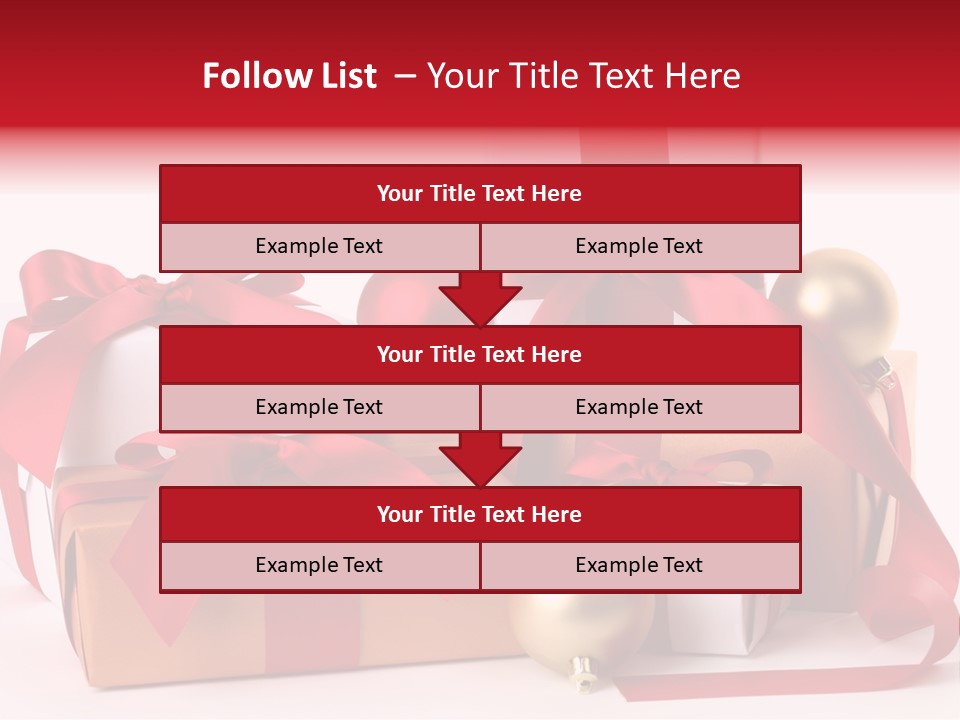 Decoration Square Photo PowerPoint Template