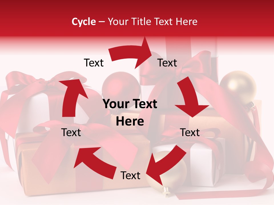 Decoration Square Photo PowerPoint Template