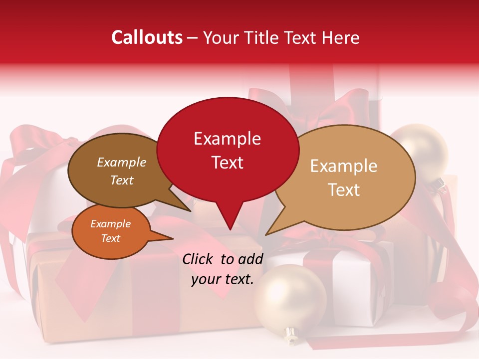 Decoration Square Photo PowerPoint Template