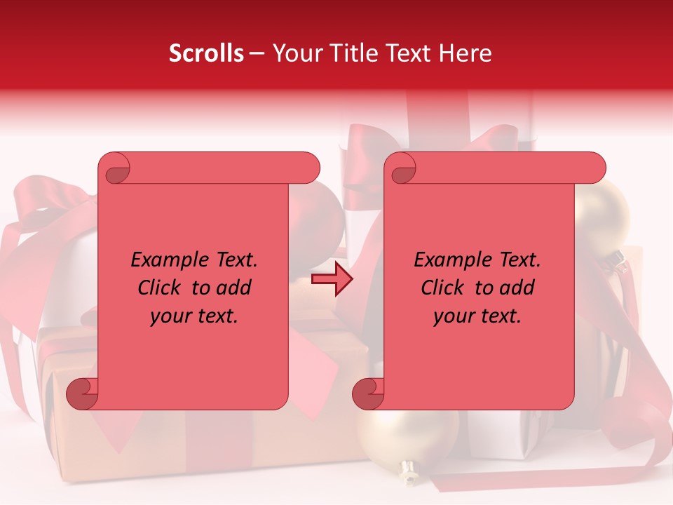 Decoration Square Photo PowerPoint Template