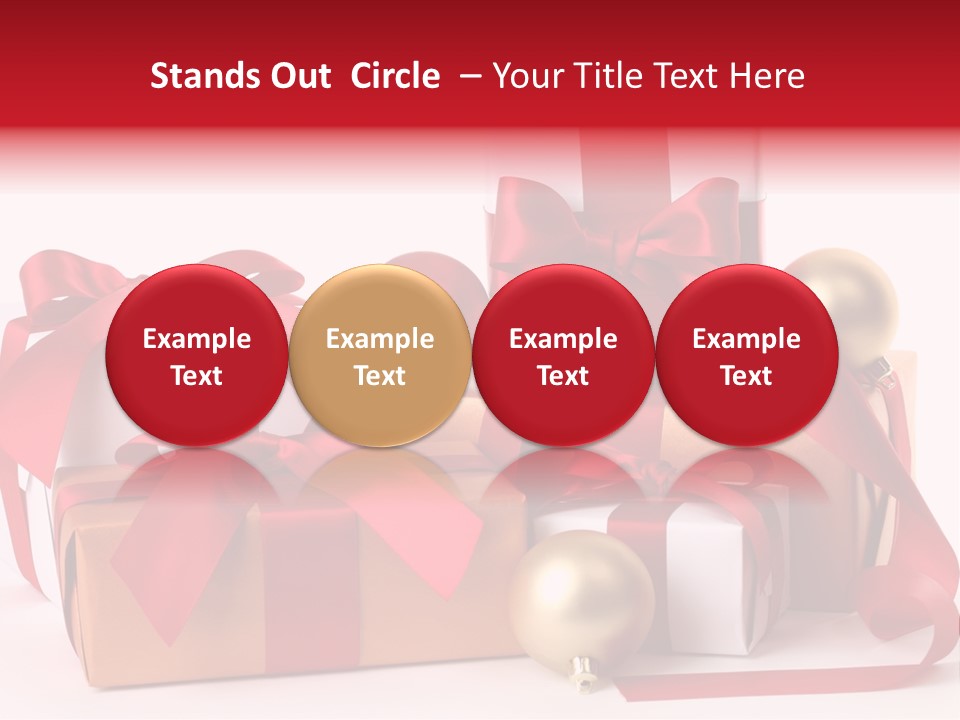 Decoration Square Photo PowerPoint Template